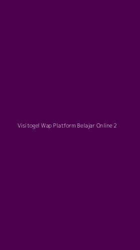 Tampilan Antarmuka Aplikasi Visitogel Wap Platform Belajar Online - 2