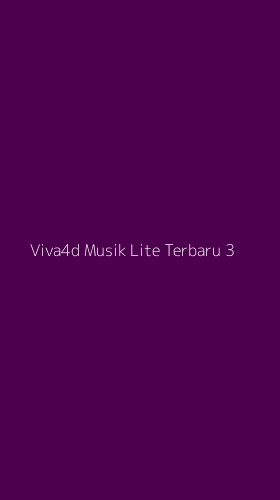 Tampilan Antarmuka Aplikasi Viva4d Musik Lite Terbaru - 3