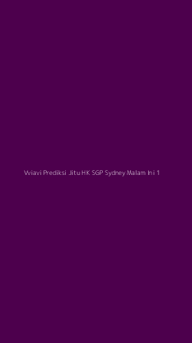 Tampilan Antarmuka Aplikasi Vviavi Prediksi Jitu Hk Sgp Sydney Malam Ini - 1