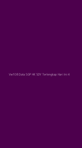 Tampilan Antarmuka Aplikasi Vw108 Data Sgp Hk Sdy Terlengkap Hari Ini - 4