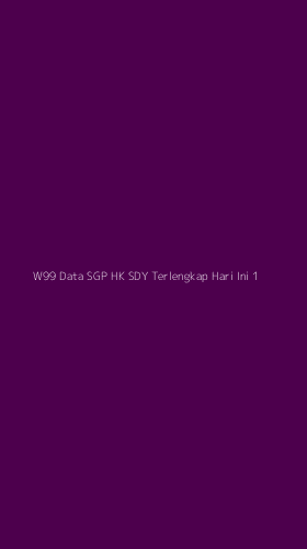Tampilan Antarmuka Aplikasi W99 Data Sgp Hk Sdy Terlengkap Hari Ini - 1