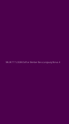 Tampilan Antarmuka Aplikasi Wajik777 Login Daftar Member Baru Langsung Bonus - 4