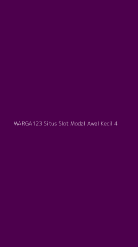 Tampilan Antarmuka Aplikasi Warga123 Situs Slot Modal Awal Kecil - 4
