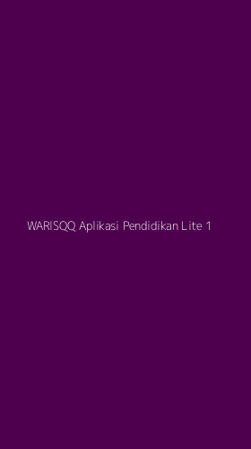 Tampilan Antarmuka Aplikasi Warisqq Aplikasi Pendidikan Lite - 1