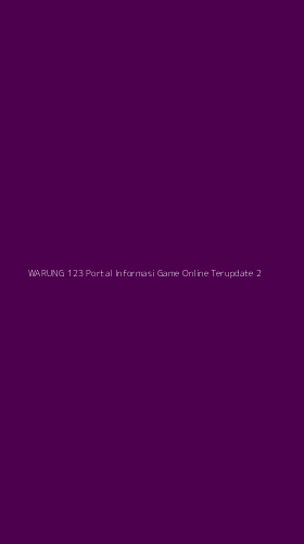 Tampilan Antarmuka Aplikasi Warung 123 Portal Informasi Game Online Terupdate - 2