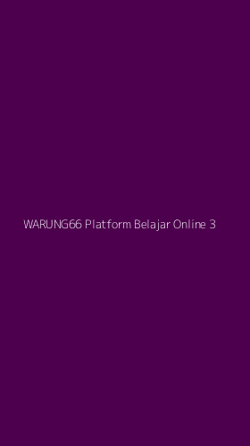 Tampilan Antarmuka Aplikasi Warung66 Platform Belajar Online - 3