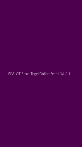 Tampilan Antarmuka Aplikasi Waslot Situs Togel Online Resmi Wla - 1