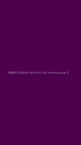 Tampilan Antarmuka Aplikasi Waw4d Daftar Akun Pro Slot Internasional - 3