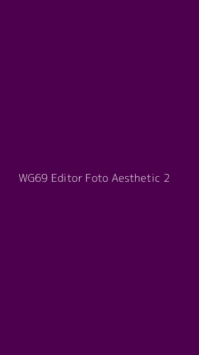 Tampilan Antarmuka Aplikasi Wg69 Editor Foto Aesthetic - 2