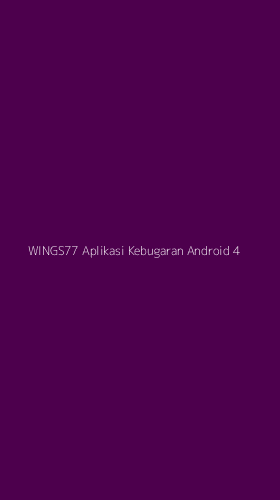 Tampilan Antarmuka Aplikasi Wings77 Aplikasi Kebugaran Android - 4