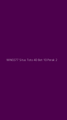 Tampilan Antarmuka Aplikasi Wings77 Situs Toto 4d Bet 10 Perak - 2