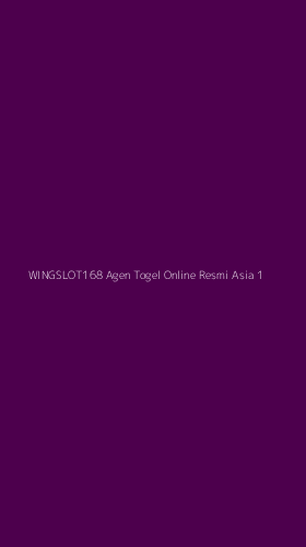 Tampilan Antarmuka Aplikasi Wingslot168 Agen Togel Online Resmi Asia - 1