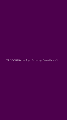 Tampilan Antarmuka Aplikasi Winstar88 Bandar Togel Terpercaya Bonus Harian - 3