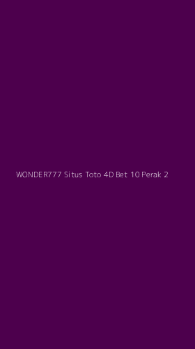 Tampilan Antarmuka Aplikasi Wonder777 Situs Toto 4d Bet 10 Perak - 2