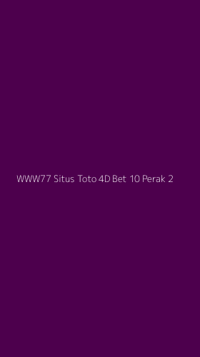 Tampilan Antarmuka Aplikasi Www77 Situs Toto 4d Bet 10 Perak - 2