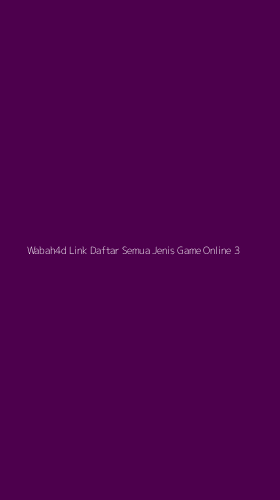 Tampilan Antarmuka Aplikasi Wabah4d Link Daftar Semua Jenis Game Online - 3