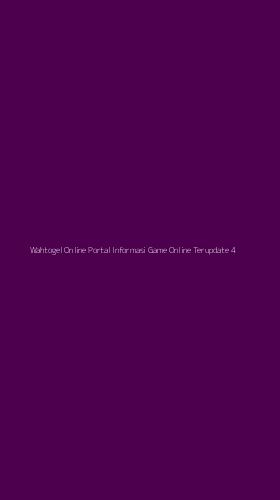 Tampilan Antarmuka Aplikasi Wahtogel Online Portal Informasi Game Online Terupdate - 4