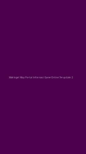 Tampilan Antarmuka Aplikasi Waktogel Wap Portal Informasi Game Online Terupdate - 2