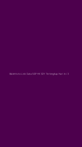 Tampilan Antarmuka Aplikasi Walettoto Link Data Sgp Hk Sdy Terlengkap Hari Ini - 3
