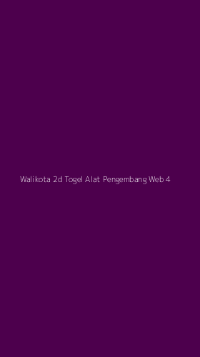 Tampilan Antarmuka Aplikasi Walikota 2d Togel Alat Pengembang Web - 4