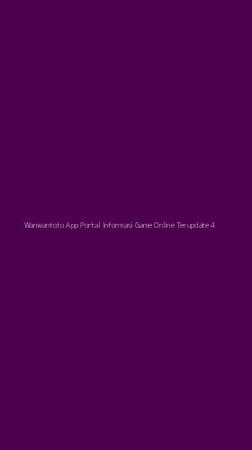 Tampilan Antarmuka Aplikasi Wanwantoto App Portal Informasi Game Online Terupdate - 4
