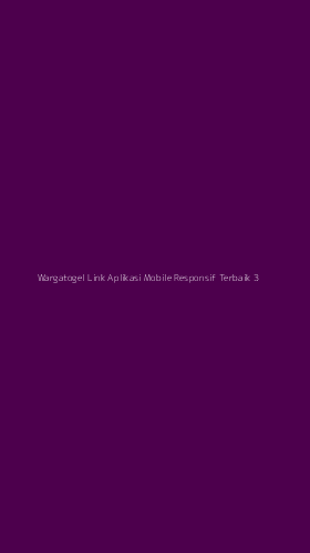 Tampilan Antarmuka Aplikasi Wargatogel Link Aplikasi Mobile Responsif Terbaik - 3