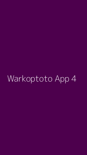 Tampilan Antarmuka Aplikasi Warkoptoto App - 4