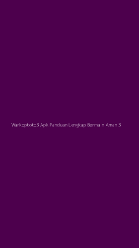 Tampilan Antarmuka Aplikasi Warkoptoto3 Apk Panduan Lengkap Bermain Aman - 3