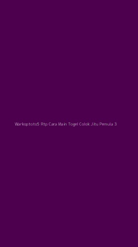 Tampilan Antarmuka Aplikasi Warkoptoto5 Rtp Cara Main Togel Colok Jitu Pemula - 3