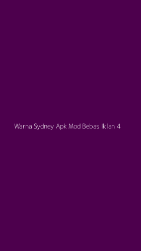Tampilan Antarmuka Aplikasi Warna Sydney Apk Mod Bebas Iklan - 4