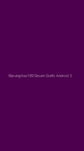 Tampilan Antarmuka Aplikasi Warungchas189 Desain Grafis Android - 3