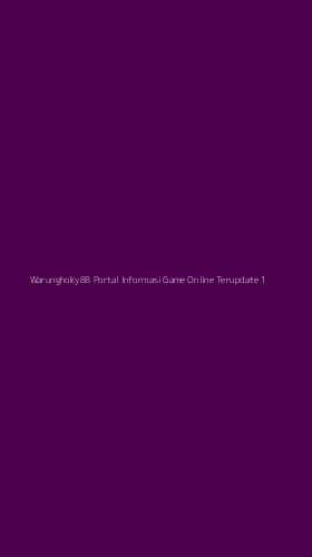 Tampilan Antarmuka Aplikasi Warunghoky88 Portal Informasi Game Online Terupdate - 1