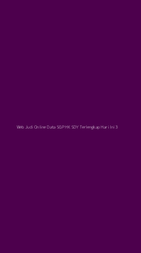 Tampilan Antarmuka Aplikasi Web Judi Online Data Sgp Hk Sdy Terlengkap Hari Ini - 3