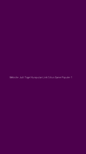 Tampilan Antarmuka Aplikasi Website Judi Togel Kumpulan Link Situs Game Populer - 1