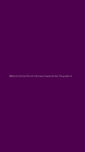 Tampilan Antarmuka Aplikasi Webtoto Online Portal Informasi Game Online Terupdate - 4