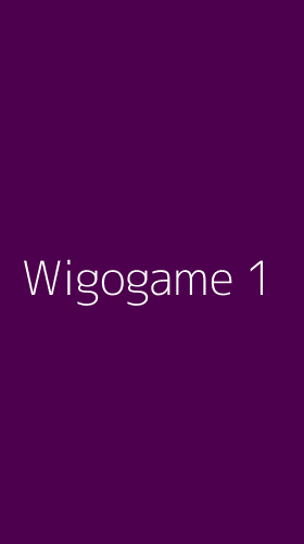 Tampilan Antarmuka Aplikasi Wigogame - 1