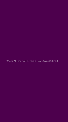Tampilan Antarmuka Aplikasi Win1221 Link Daftar Semua Jenis Game Online - 4