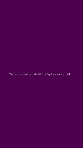 Tampilan Antarmuka Aplikasi Windrawin Prediksi Jitu Hk Sgp Sydney Malam Ini - 4