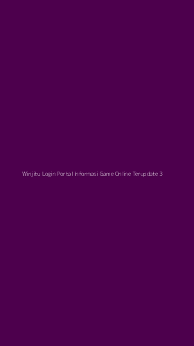 Tampilan Antarmuka Aplikasi Winjitu Login Portal Informasi Game Online Terupdate - 3