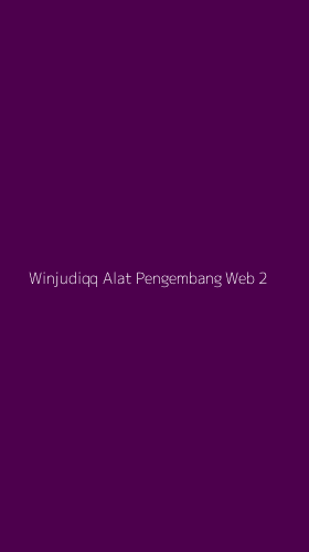 Tampilan Antarmuka Aplikasi Winjudiqq Alat Pengembang Web - 2