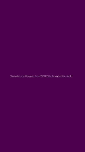 Tampilan Antarmuka Aplikasi Winlive4d Link Alternatif Data Sgp Hk Sdy Terlengkap Hari Ini - 4