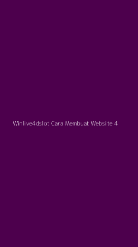 Tampilan Antarmuka Aplikasi Winlive4dslot Cara Membuat Website - 4