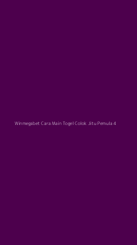 Tampilan Antarmuka Aplikasi Winmegabet Cara Main Togel Colok Jitu Pemula - 4