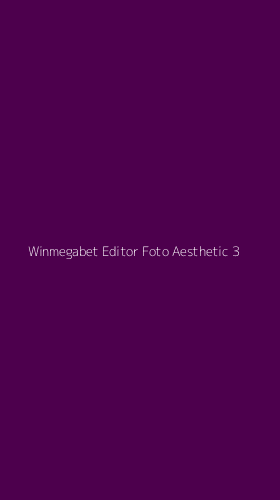 Tampilan Antarmuka Aplikasi Winmegabet Editor Foto Aesthetic - 3