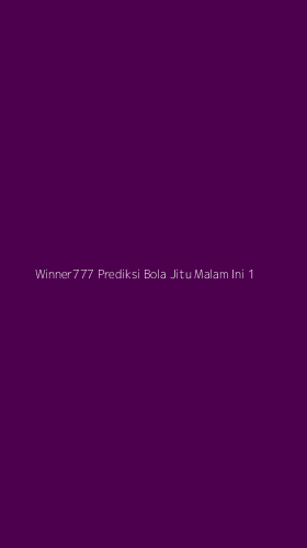 Tampilan Antarmuka Aplikasi Winner777 Prediksi Bola Jitu Malam Ini - 1