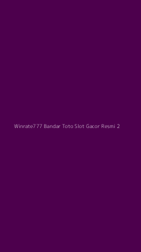 Tampilan Antarmuka Aplikasi Winrate777 Bandar Toto Slot Gacor Resmi - 2