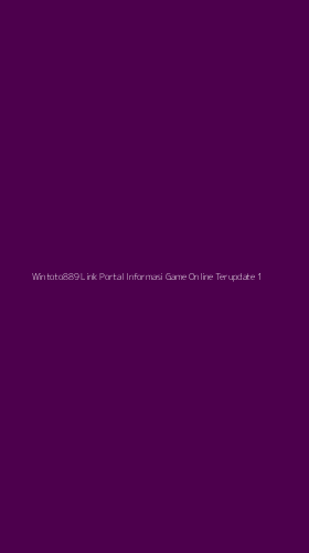 Tampilan Antarmuka Aplikasi Wintoto889 Link Portal Informasi Game Online Terupdate - 1
