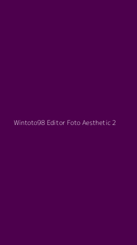 Tampilan Antarmuka Aplikasi Wintoto98 Editor Foto Aesthetic - 2