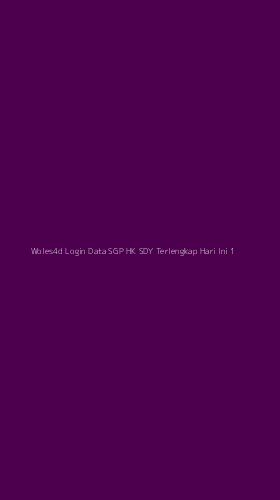 Tampilan Antarmuka Aplikasi Woles4d Login Data Sgp Hk Sdy Terlengkap Hari Ini - 1