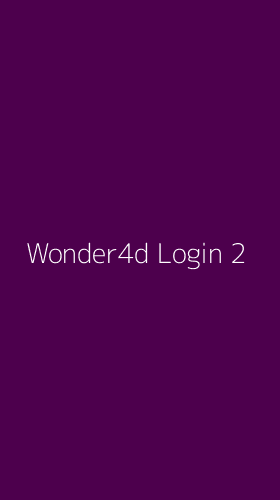 Tampilan Antarmuka Aplikasi Wonder4d Login - 2